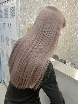 サンクプロジェクト(cinq PROJECT) 原宿表参道暗めミルクティーベージュレイヤーカットダブルカラー