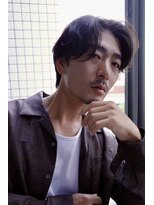 メンズサロン アネロ 名駅(Men's salon anhelo)&nbsp;ニュアンスパーマ×センターパート×フェザーパーマ×名駅