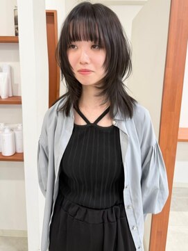 リル 四条河原町(LiLu) ミディアムパーマレイヤーパーマウェーブパーマ小顔パーマ