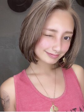 メリー(merry craftsman's factory) エッジショートピンクアッシュベージュオリーブアッシュブラウン