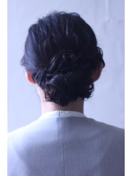 エヌドット 高井田(n.) ルーズシニヨン×パーティーヘアセット