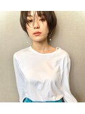 ナチュラルショートボブ