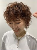 くるくるパーマスタイル