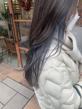 ドゥニカ(donica) くすみブルー×グレー20代30代