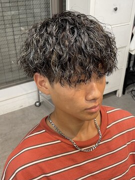 フィフス 原宿(fifth) ツイストスパイラルパーマ刈り上げマッシュツーブロックマンバン