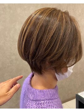 アーティス ヘア デザイン(Artis hair design) ハイライトショートボブ