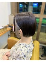 トルチェ(toRtue)&nbsp;ミニボブ　インナー　フレーミング　ホワイト×ブラック