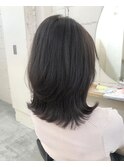 レイヤーボブ＋赤み消しカラー