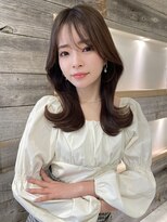 アイヴィー(IVY)&nbsp;シースルーバングフェイスレイヤーくびれヘア【肥田亜沙美】