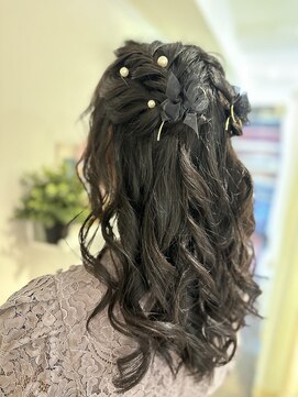 着付けヘアセット専門店 ウィズ(With) ハーフアップスタイル