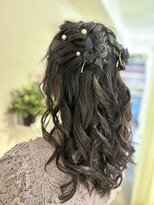 着付けヘアセット専門店 ウィズ(With) ハーフアップスタイル