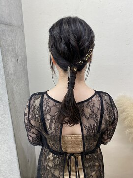 エフバイラブランシュ 大宮東口店(ef by La Blanche) 箔付きタイトヘアアレンジ/大宮東口タイトヘアアレンジ
