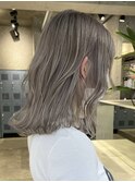 ミルクティーベージュハイトーンカラーケアブリーチダブルカラー
