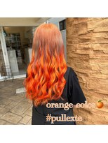 クラナ(clana)&nbsp;オレンジ カラーエクステ