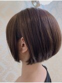 丸みショートボブ【細野実香】