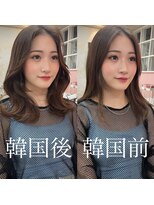 フィガロ ウメダ(FIGARO UMEDA)&nbsp;小顔韓国レイヤーカット[ビフォーアフター]