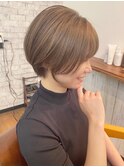 上品な大人女性の為のナチュラル丸みショート^ ^