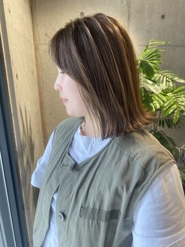 アン(un.) 大人気切りっぱなしボブ