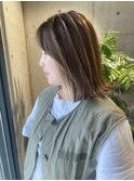 大人気切りっぱなしボブ