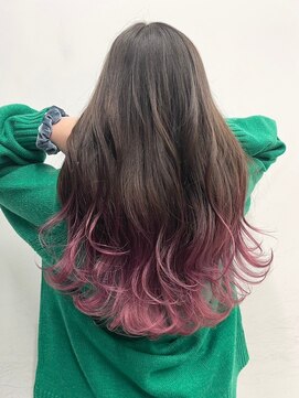 イース バイ アンブルリュクス 北千住(Ease by amble luxe) ピンクグラデーションカラー