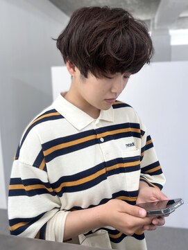 イロウ 天神大名店(IROW) ハンサムショート　マッシュ　ブラウン　アッシュ【天神大名】