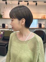 エニエンメイクス 立川(ENIEN MAKE'S)&nbsp;ボブ/耳掛けショート/オリーブベージュ/レイヤーカット27