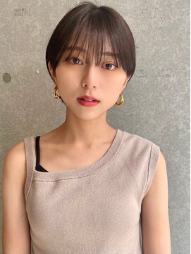 アッシュ 笹塚店(Ash) グレーベージュ/斜めバング/フレンチガーリー/ネイビー[笹塚]