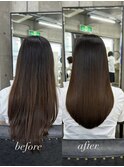 noa___hikaru 縮毛矯正 uptogloss 奈良髪質改善 近鉄奈良駅前