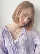 NYNY Mothers MOMO テラス六地蔵店 ベージュカラー×ナチュラルボブ