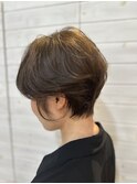 大人可愛いショートボブ
