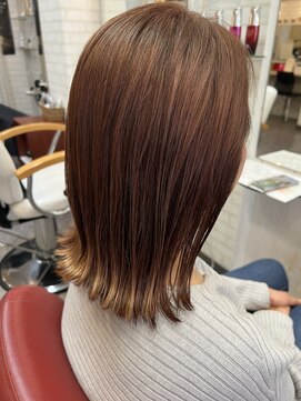 ロマンヤカタ ファース(ROMAN YAKATA fars) ツヤ感オレンジブラウン@田島(2024/9)