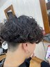 【パーマ】カット＋やわらかパーマ＋ロレアルセリエトリートメント￥9000