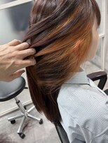 ネウィ 赤羽(newi) オレンジイヤリングカラー