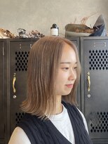 アチーブリス(achieve Liss)&nbsp;ミルクティーベージュ　ナチュラルセンターパート