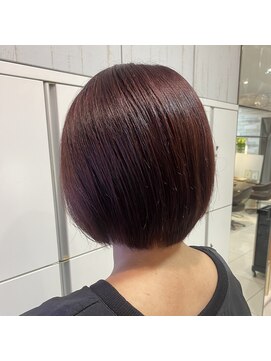 アイディー バイ ケンジ(id. by KENJE) ブリーチなしチェリーレッドカラー