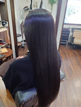 ベースヘアー(BASE hair) 《OLAPLEX》つやっと縮毛矯正♪