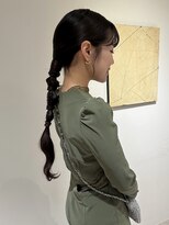 編みおろしアレンジ