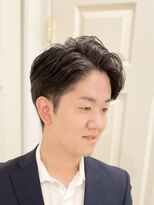 アットグラーロ 名古屋大須店 (＠GLARO)&nbsp;七三ツーブロックスタイル