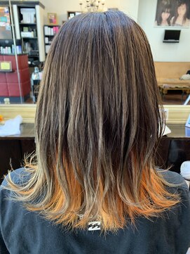 シャンプーボーイアネックス(SHAMPOO BOY Annex) オレンジ×インナーデザインby ERINAx