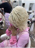 【GLOSS心斎橋】スジ盛りヘア