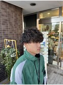 メンズマッシュシャドウパーマ