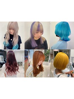 火曜日.水曜日は特殊カラー対応可能◎特殊カラー特化のkiyoさん出勤!各種スタイルが得意なスタイリスト在籍