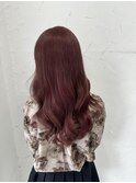 チェリーレッドカラーカシスレッド暖色系原宿表参道