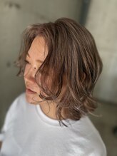 シェノン(Chainon) ハイトーンミディアムアレンジスタイル