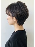 30代40代50代丸みショート大人くびれショート髪質改善白髪染め