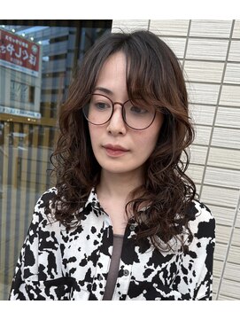 リヴナ(Livna) レイヤー×赤池オリジナルパーマ◎