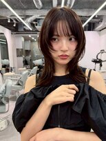 ハニー 町田(HONEY)&nbsp;ハッシュカット/ウルフレイヤーカット/チョコレートブラウン1