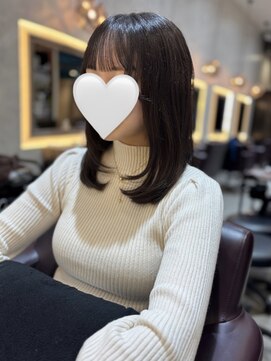 スティル ヘアアンドアイラッシュ(STILL hair&eyelash) 【西塔】ミディアムレイヤーカット