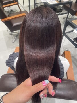 フォルテ 島田店 ピンクパープルカラーでうる艶に！