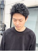 スパイキーショート/短髪/ピンパーマ/八王子